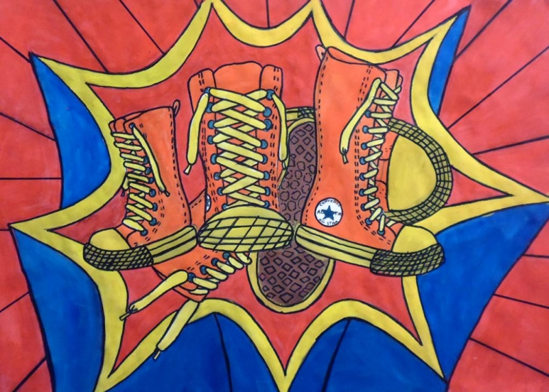 Amy Hewitt- Art and Design- Paint- Grade B